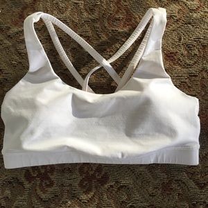 White lululemon bra